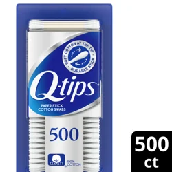 Q-Tips Cotton Swabs, Original, For Home, First Aid and Beauty, 100% Cotton, 500 Count