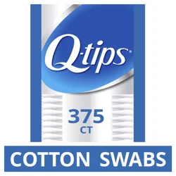 Q-Tips Cotton Swabs, Original, For Home, First Aid and Beauty, 100% Cotton, 375 Count