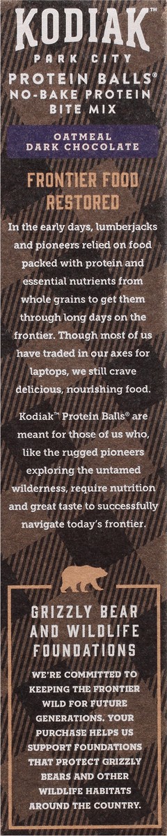 slide 9 of 13, Kodiak Cakes Protein Balls No-Bake Oatmeal Dark Chocolate Protein Bite Mix 12.7 oz, 12.7 oz