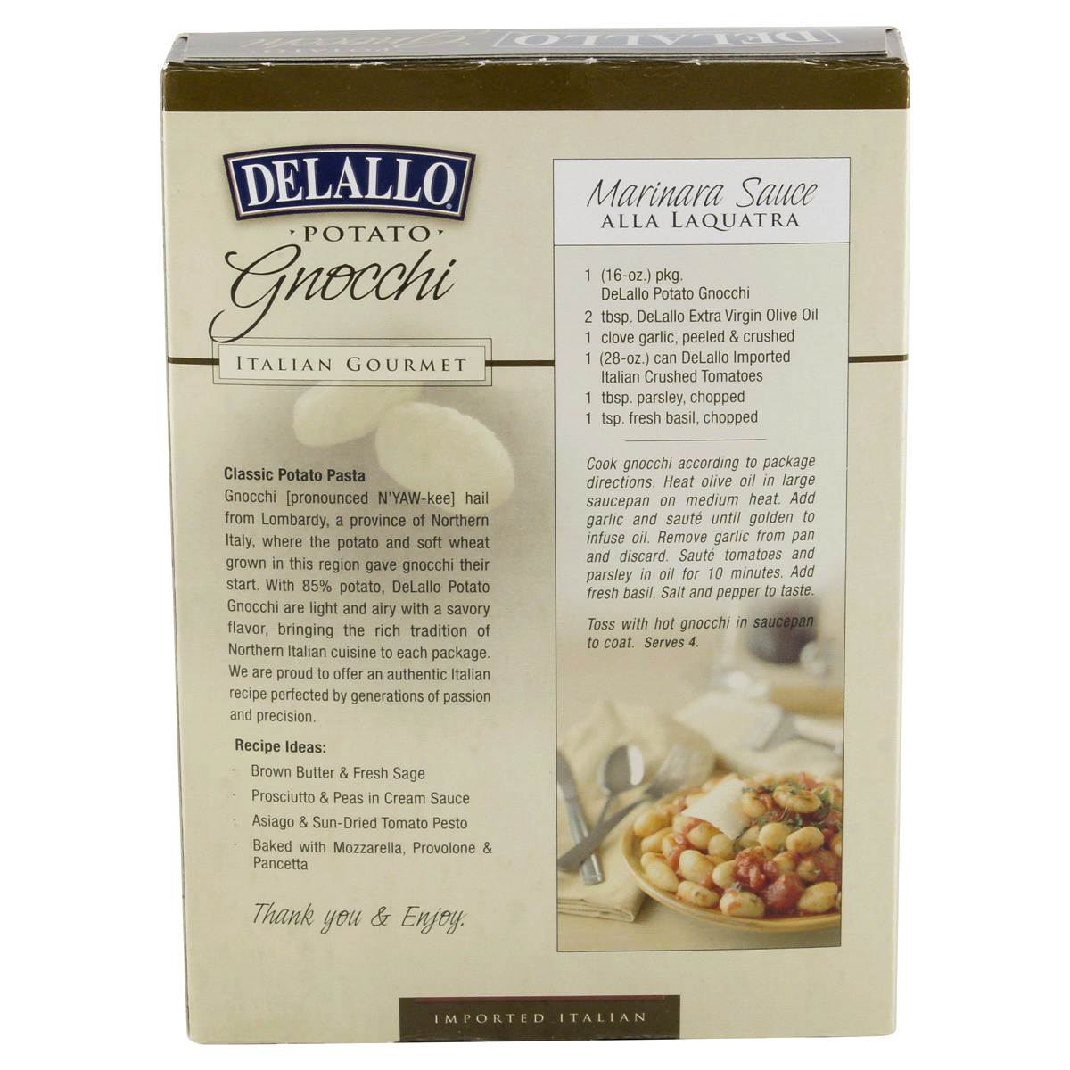 slide 3 of 5, Potato Gnocchi, 16 oz