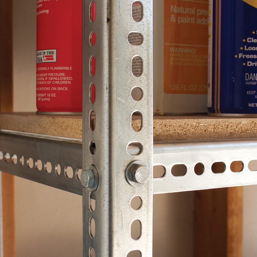 slide 6 of 6, Steelworks 1-1/4-in W x 1-1/4-in H x 3-ft L Zinc-Plated Steel Perforated-Round Angle, 1 ct