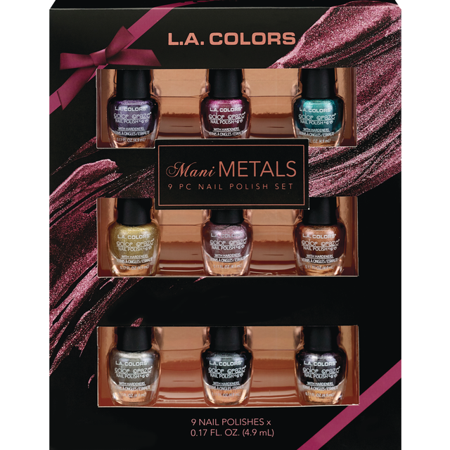 slide 1 of 1, LA GIRL Lag Nail Set Metal, 1 ct