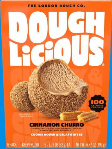 slide 1 of 1, Doughlicious Cinnamon Churro Frozen Cookie Dough - 7.2oz/6ct, 6 ct; 7.2 oz