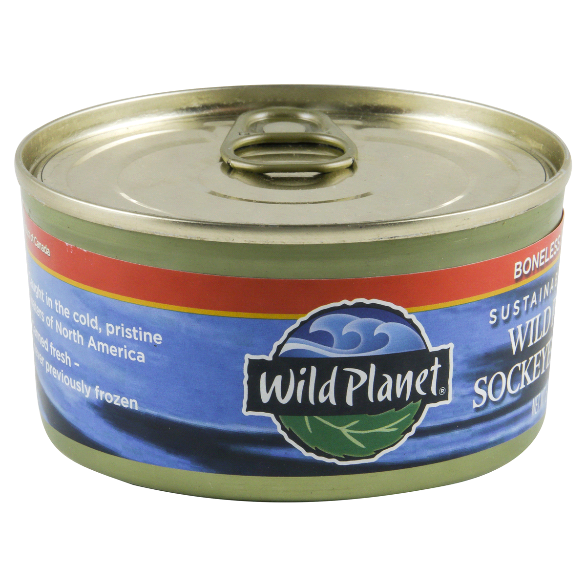slide 3 of 4, Wild Planet Salmon Wild Sockeye, 6 oz