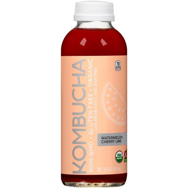 slide 1 of 1, HyVee Watermelon Cherry Lime Kombucha - 16 fl oz, 16 fl oz