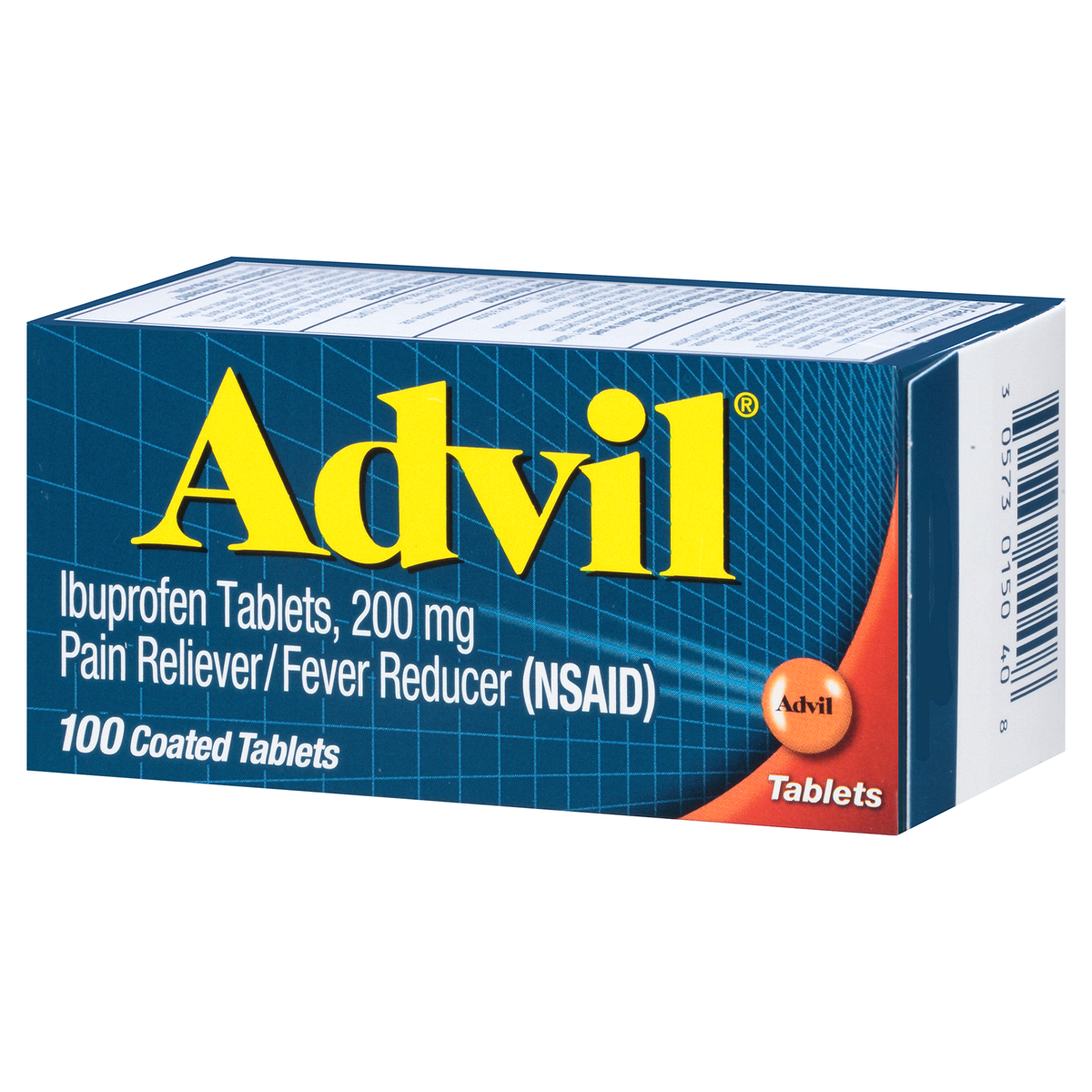 slide 5 of 5, Advil Pain Reliever Fever Reducer Ibuprofen, 100 ct