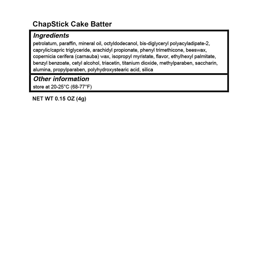 slide 3 of 5, ChapStick Cake Batter Limited Edition Flavored Lip Balm Tubes - 0.15 Oz (Pack of 12), 0.15 oz