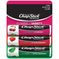 ChapStick Cs/Cherry/Strawbry/Sprmnt - Each
