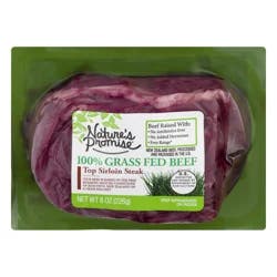 Nature's Promise 100% Grass-fed Beef Top Sirloin Steak Fresh