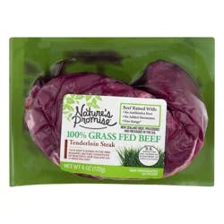 Nature's Promise 100% Grass-fed Beef Tenderloin Steak Fresh