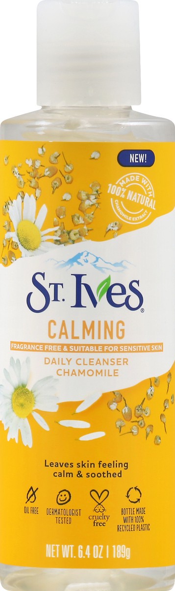 slide 3 of 9, St. Ives Daily Cleanser Calming Chamomile, 6.4 oz, 6.4 oz