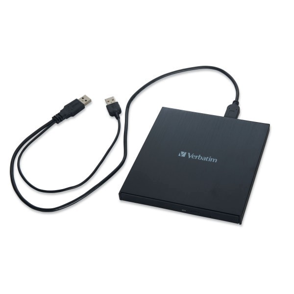 slide 9 of 9, Verbatim External Slimline Blu-Ray Writer, 1 ct