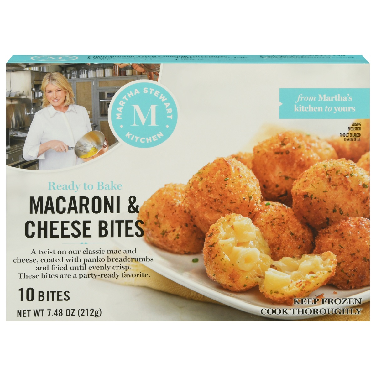 slide 1 of 1, Martha Stewart Kitchen Macaroni & Cheese Bites 10 10 ea Box, 10 ct