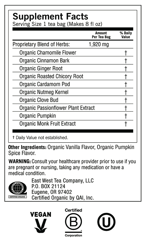 slide 2 of 5, Yogi Caffeine Free Pumpkin Spice Herbal Supplement 16 Tea Bags, 16 ct