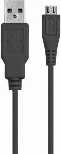 slide 1 of 1, Cellcandy Usb-To-Micro-Usb Sync/Charge Cable - Black, 1 ct