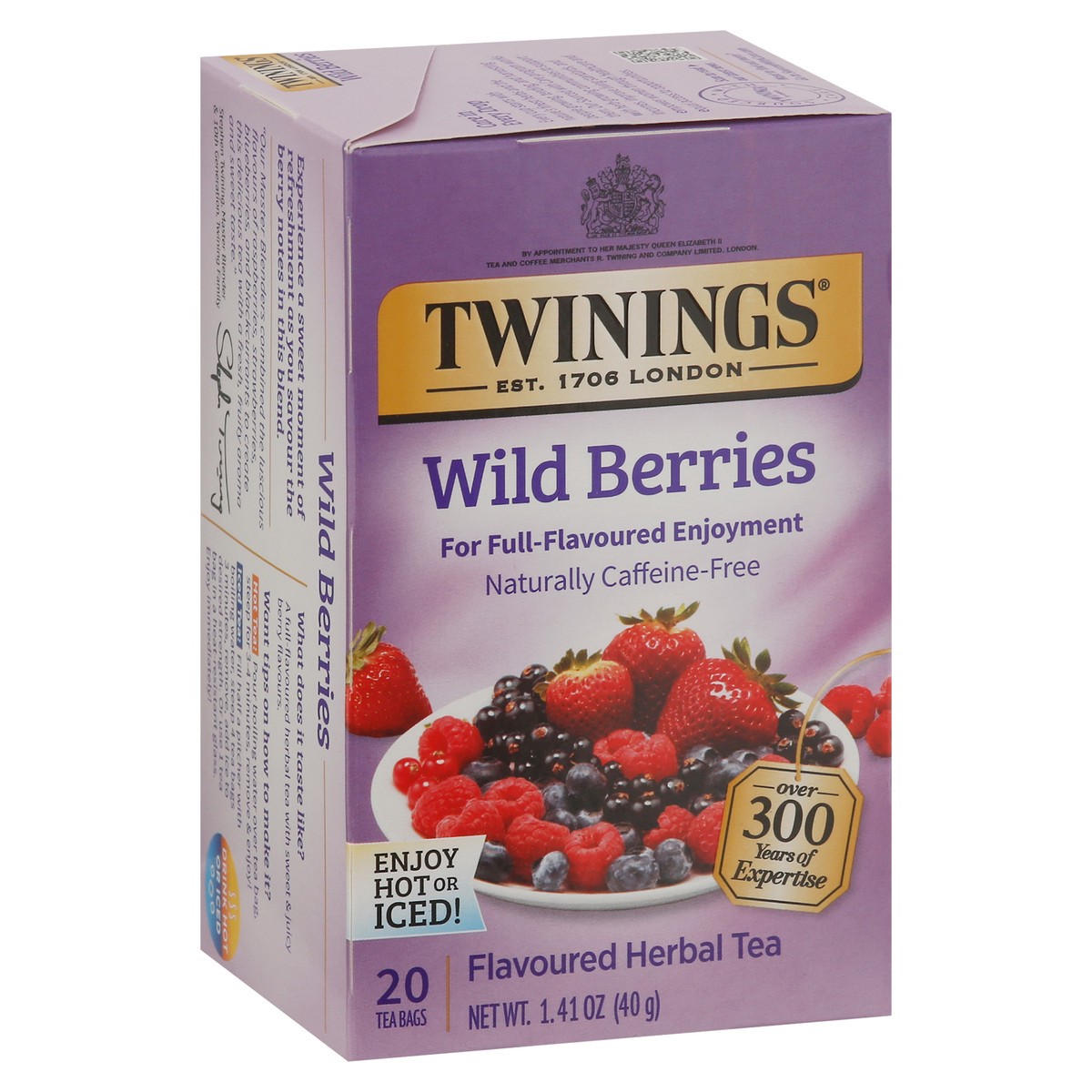 slide 9 of 9, Twinings Tea Bags Wild Berries Herbal Tea - 20 ct, 20 ct