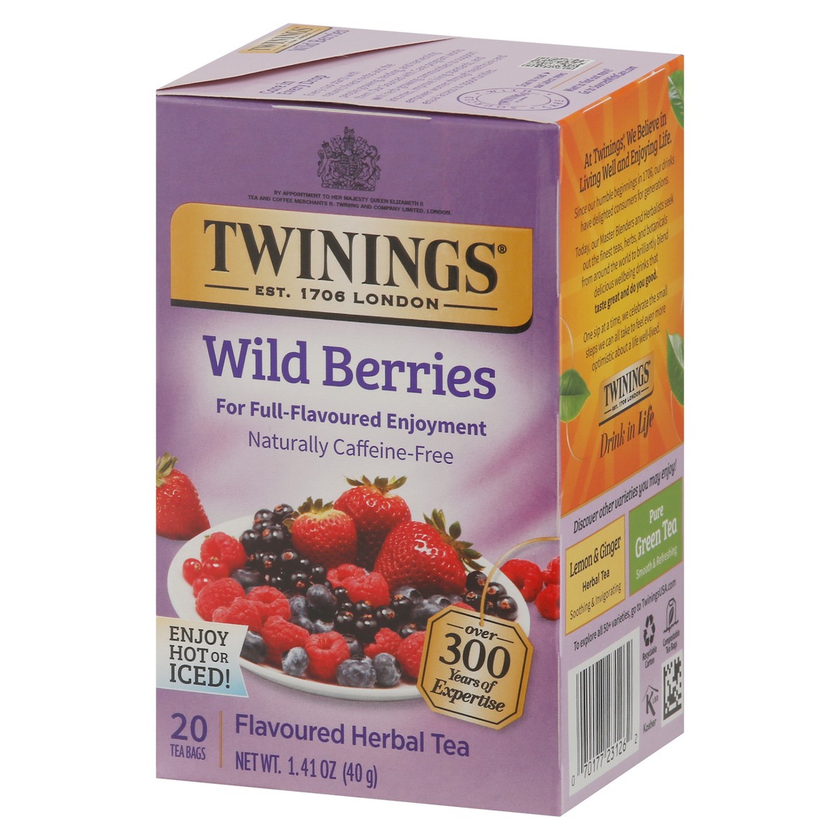 slide 8 of 9, Twinings Tea Bags Wild Berries Herbal Tea - 20 ct, 20 ct