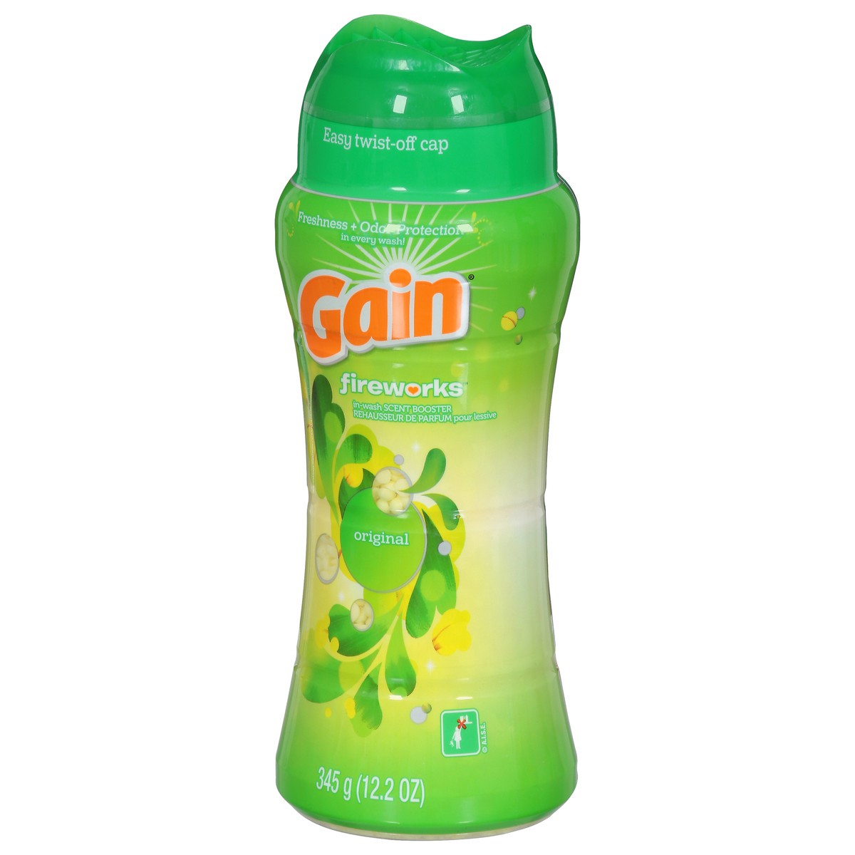 slide 4 of 13, Gain In-Wash Laundry Scent Booster, Original Scent, 12.2 OZ, Fresh Extender + Odor Protection, 12.2 oz
