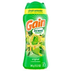 Gain In-Wash Laundry Scent Booster, Original Scent, 12.2 OZ, Fresh Extender + Odor Protection