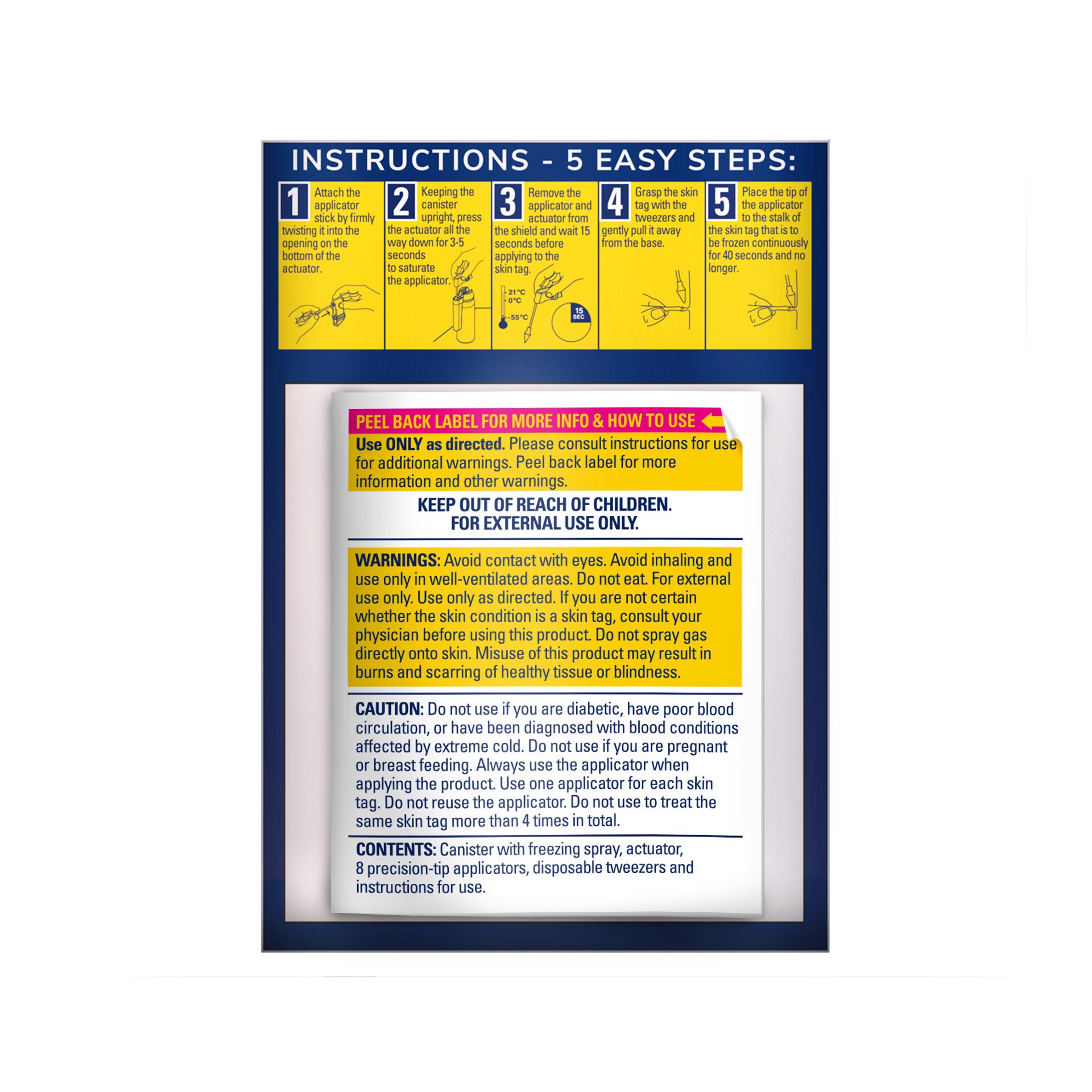 slide 4 of 5, Dr. Scholl's FREEZE AWAY SKIN TAG REMOVER, 8 ct, 1 ct