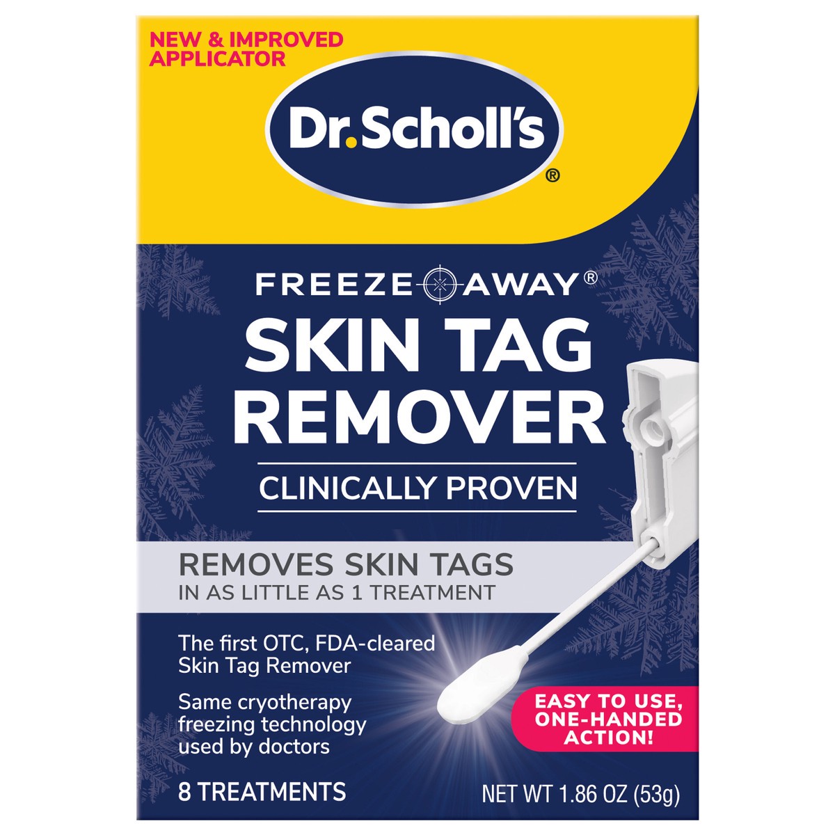 slide 1 of 5, Dr. Scholl's FREEZE AWAY SKIN TAG REMOVER, 8 ct, 1.86 oz