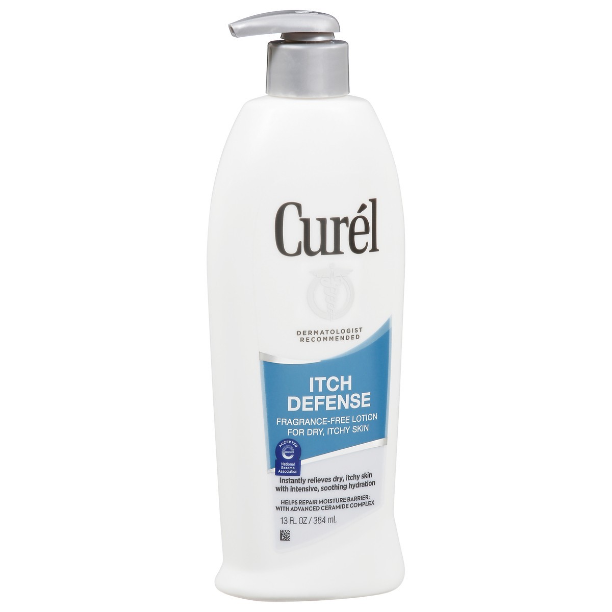 slide 2 of 10, Curél Itch Defense Dry, Itchy Skin Fragrance-Free Lotion, 13 fl oz