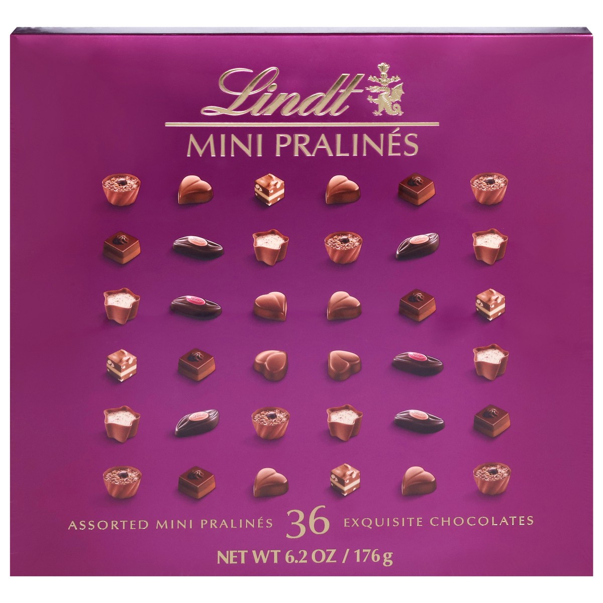 slide 1 of 3, Lindt Mini Assorted Pralines Mini 36 ea, 6.2 oz