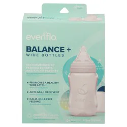 Evenflo Balance + 9 Ounce Wide Bottles 2 ea