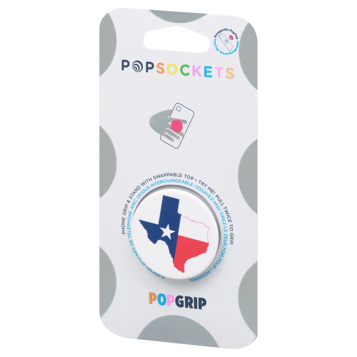 slide 8 of 10, PopSockets Texas Color Popgrip 1 ea, 1 ea