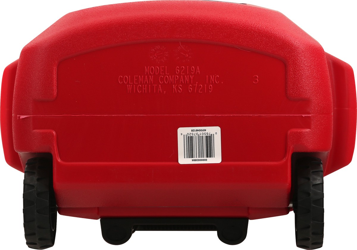 slide 3 of 8, Coleman Wheeled Red Cooler, 1 ct