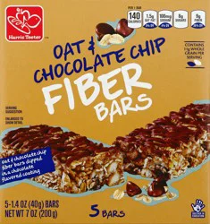 Harris Teeter Oat & Chocolate Chip Fiber Bars