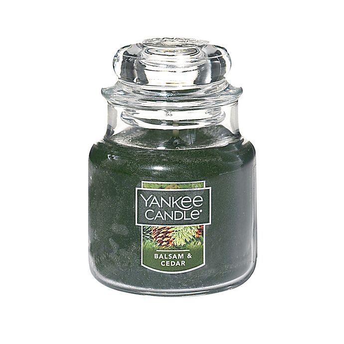 slide 1 of 1, Yankee Candle Housewarmer Balsam and Cedar Small Classic Jar Candle, 1 ct