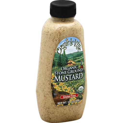 slide 2 of 2, Organicville Gluten Free Organic Stone Ground Mustard, 