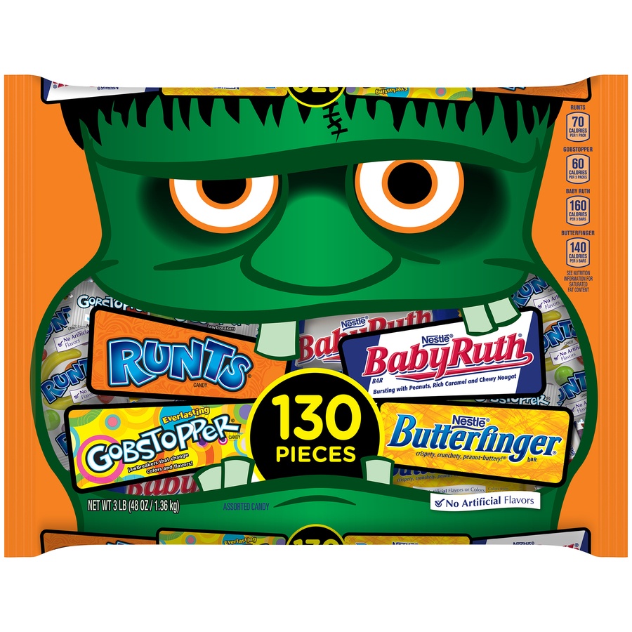 slide 1 of 1, Nestlé Nestle Assorted Halloween Chocolate And Sugar Candy 130 Ct, 48 oz