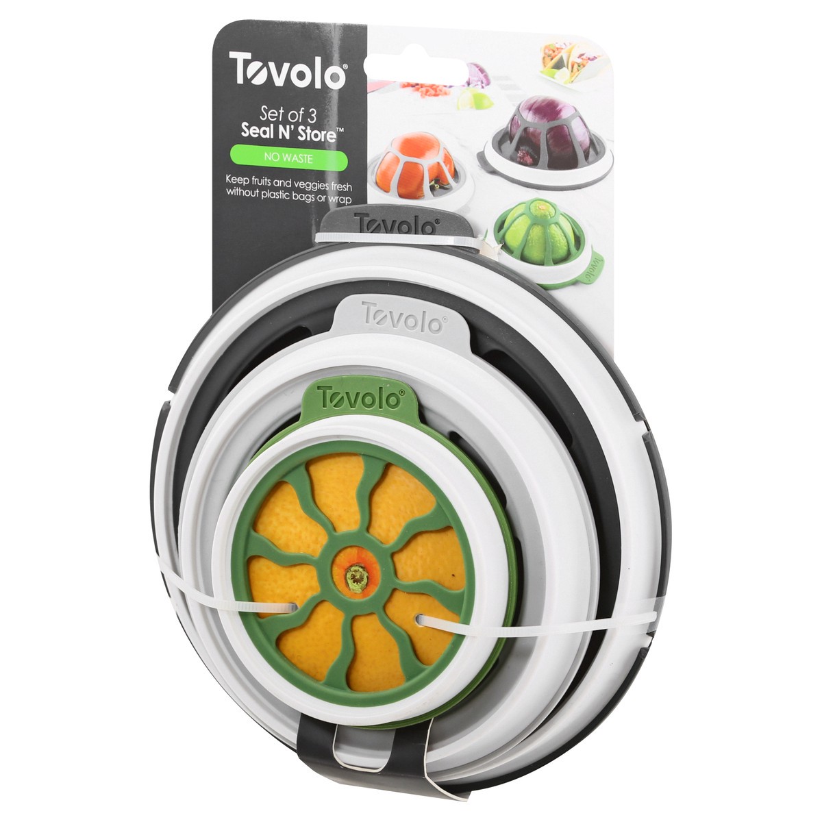 slide 4 of 10, Tovolo Seal N' Store 3 Pack No Waste Food Containers 3 ea, 3 ct