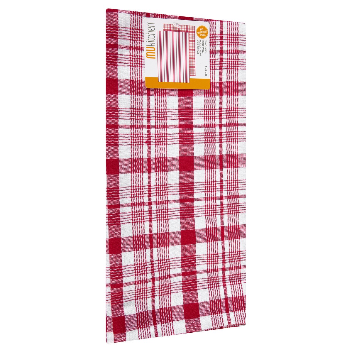 slide 7 of 11, MÜkitchen 100% Cotton Farmhouse Cabernet Dishtowel 1 ea, 2 ct