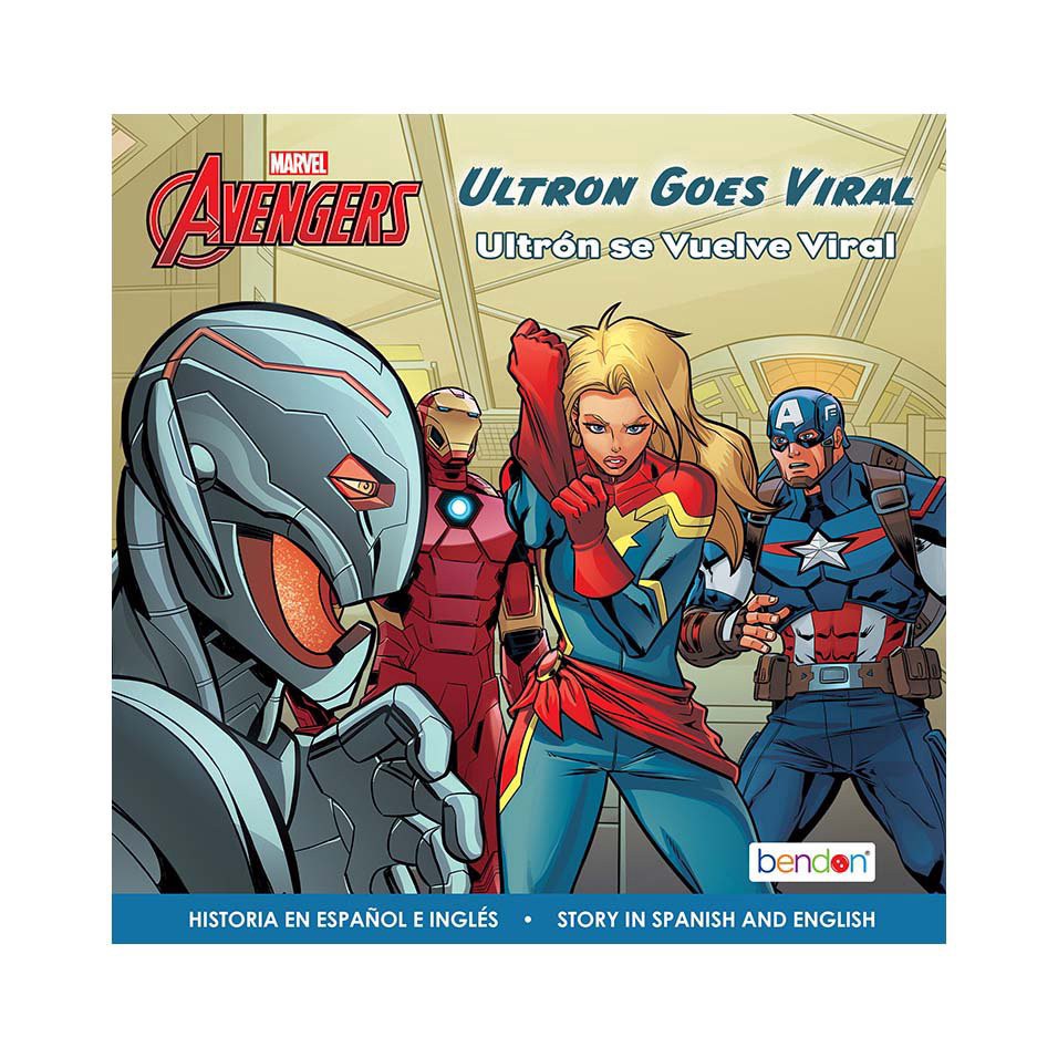 slide 1 of 1, Bendon Marvel Avengers Ultron Goes Viral, Bilingual, 1 ct