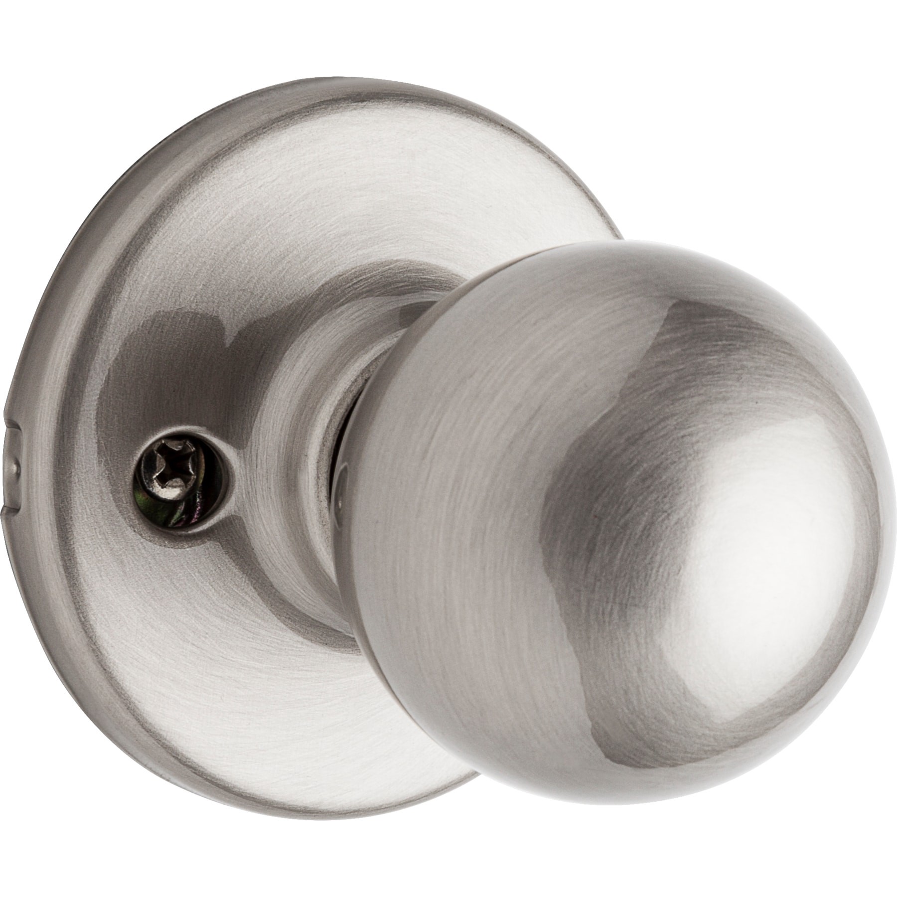 slide 1 of 5, Kwikset Polo Satin Nickel Interior or Dummy Door Knob, 1 ct