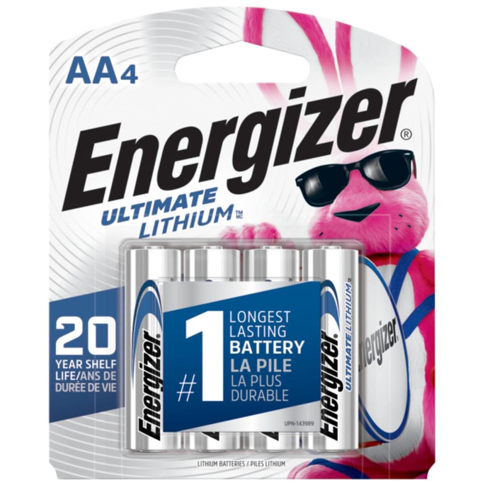 slide 1 of 6, Energizer Ultimate Lithium AA Batteries ( 4 -Pack), 1 ct
