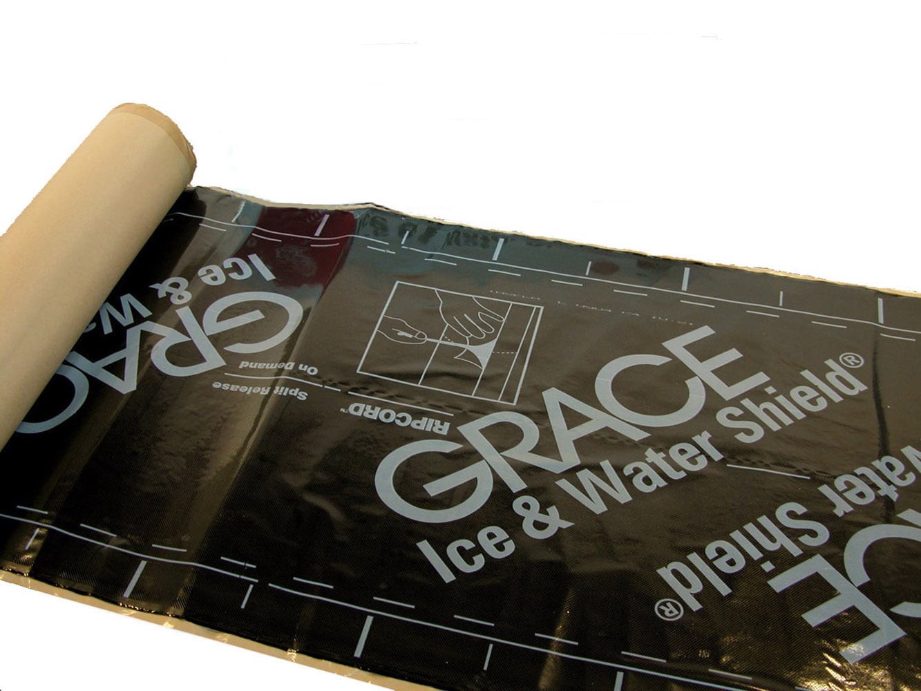slide 1 of 4, GRACIE ICE & WATER SHIELD Grace 36-in x 36-ft 108-sq ft Rubberized asphalt Roof Underlayment, 1 ct