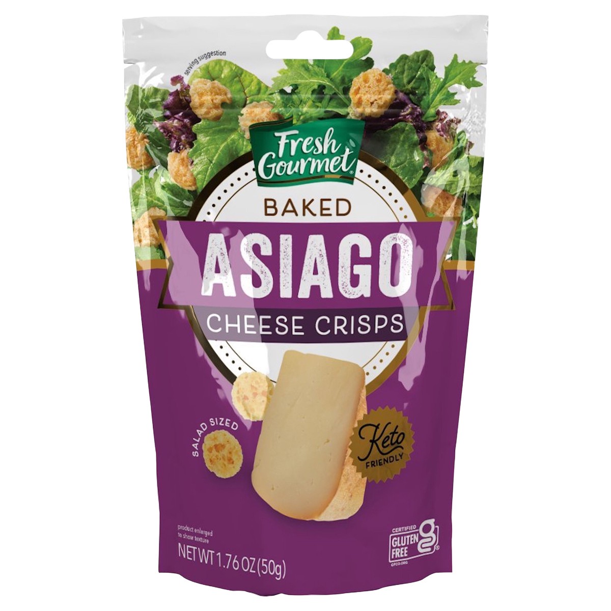 slide 1 of 3, Fresh Gourmet Asiago Salad Crisps 1.76 oz, 1.76 oz