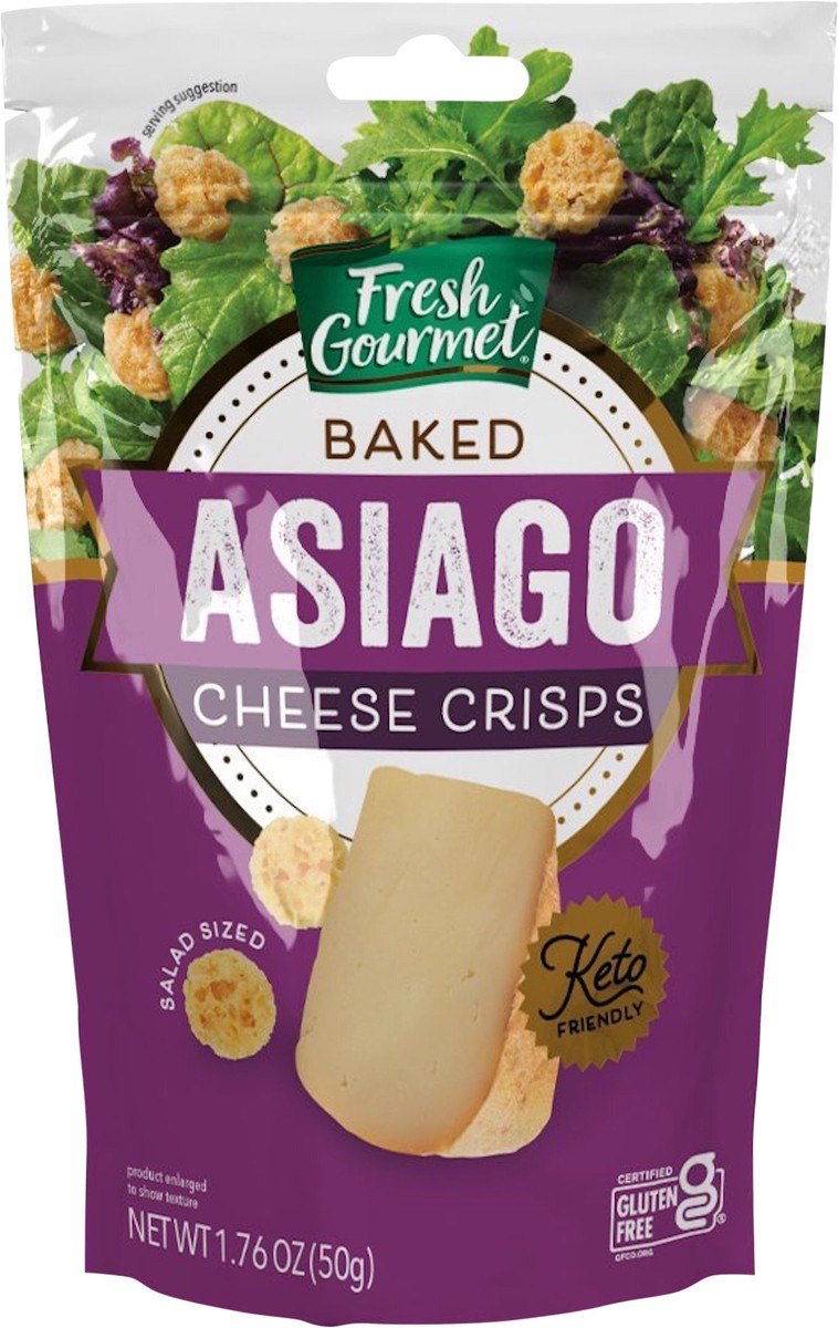 slide 2 of 3, Fresh Gourmet Asiago Salad Crisps 1.76 oz, 1.76 oz