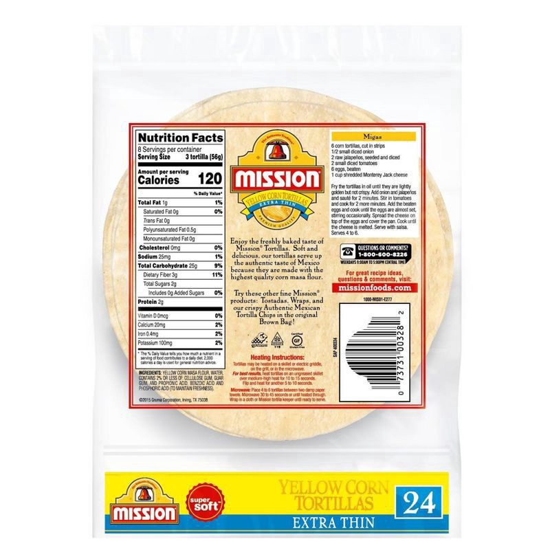 slide 3 of 4, Mission Tortillas 24 ea, 24 ct