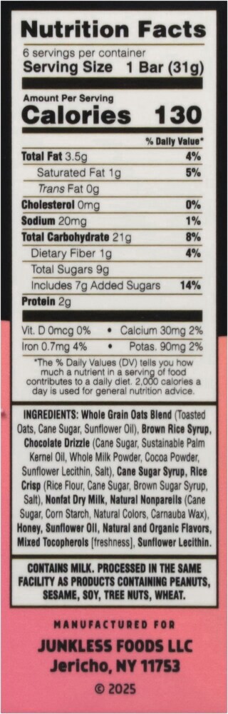 slide 3 of 3, Junkles Granola, 5 ct