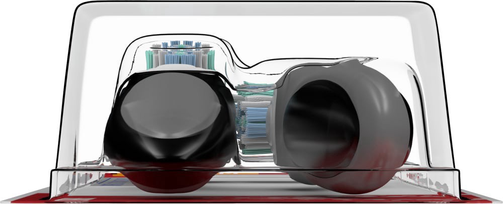 slide 2 of 6, Kroger® Medium Bristle Bright White Toothbrushes, 2 ct