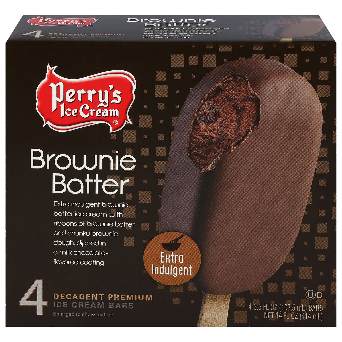 slide 18 of 18, Perrys Icecrm Brownie Batter Bars 14Oz, 14 oz