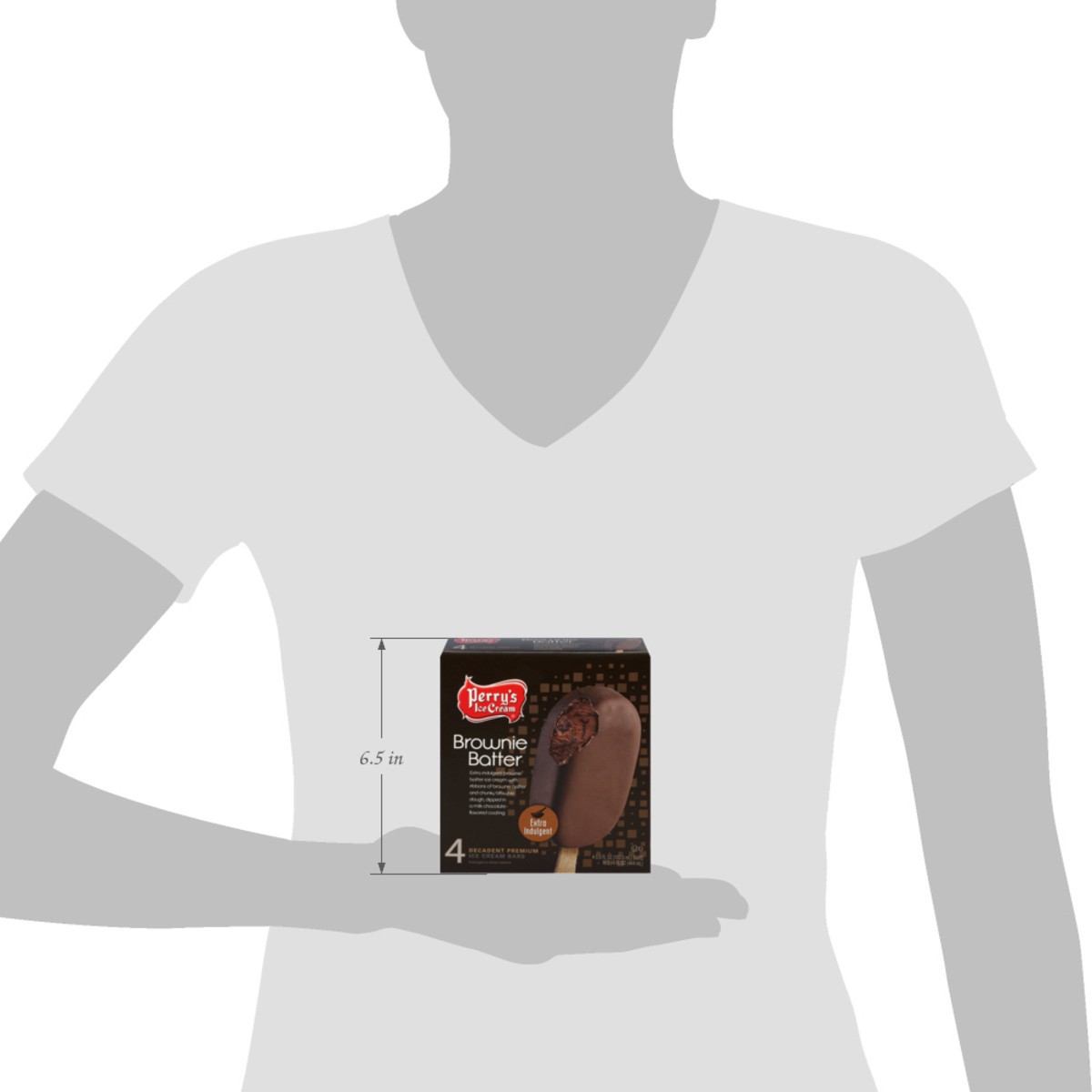 slide 6 of 18, Perrys Icecrm Brownie Batter Bars 14Oz, 14 oz