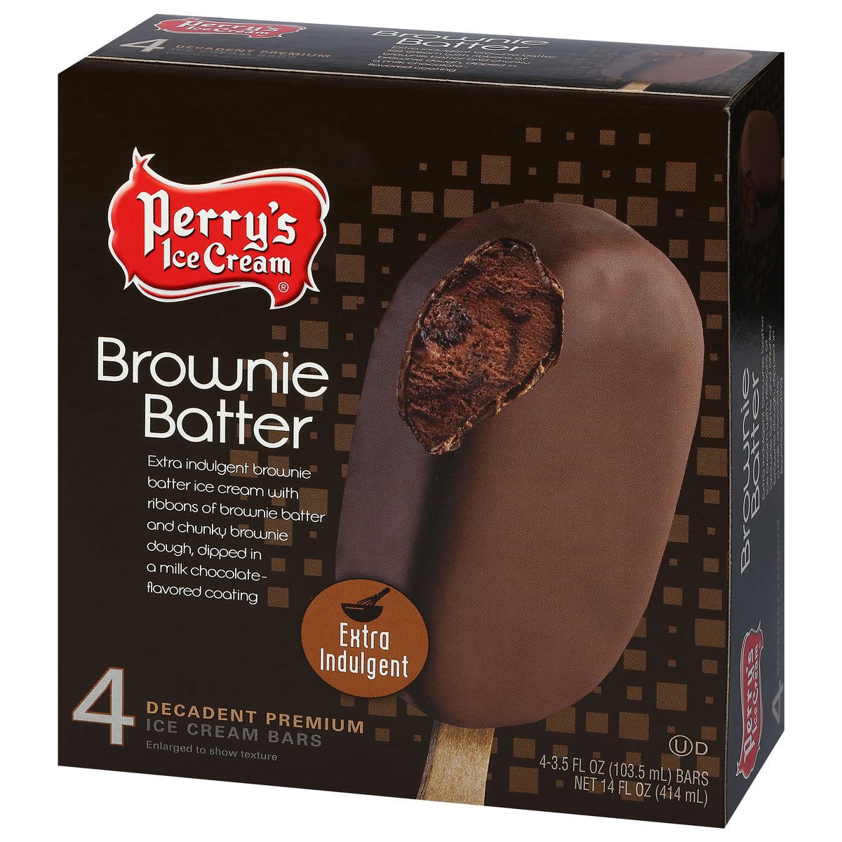 slide 14 of 18, Perrys Icecrm Brownie Batter Bars 14Oz, 14 oz