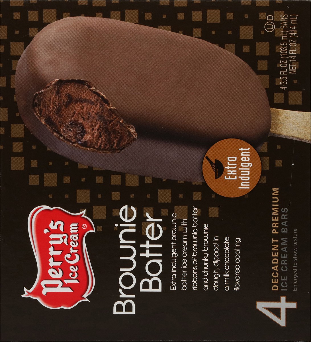 slide 13 of 18, Perrys Icecrm Brownie Batter Bars 14Oz, 14 oz