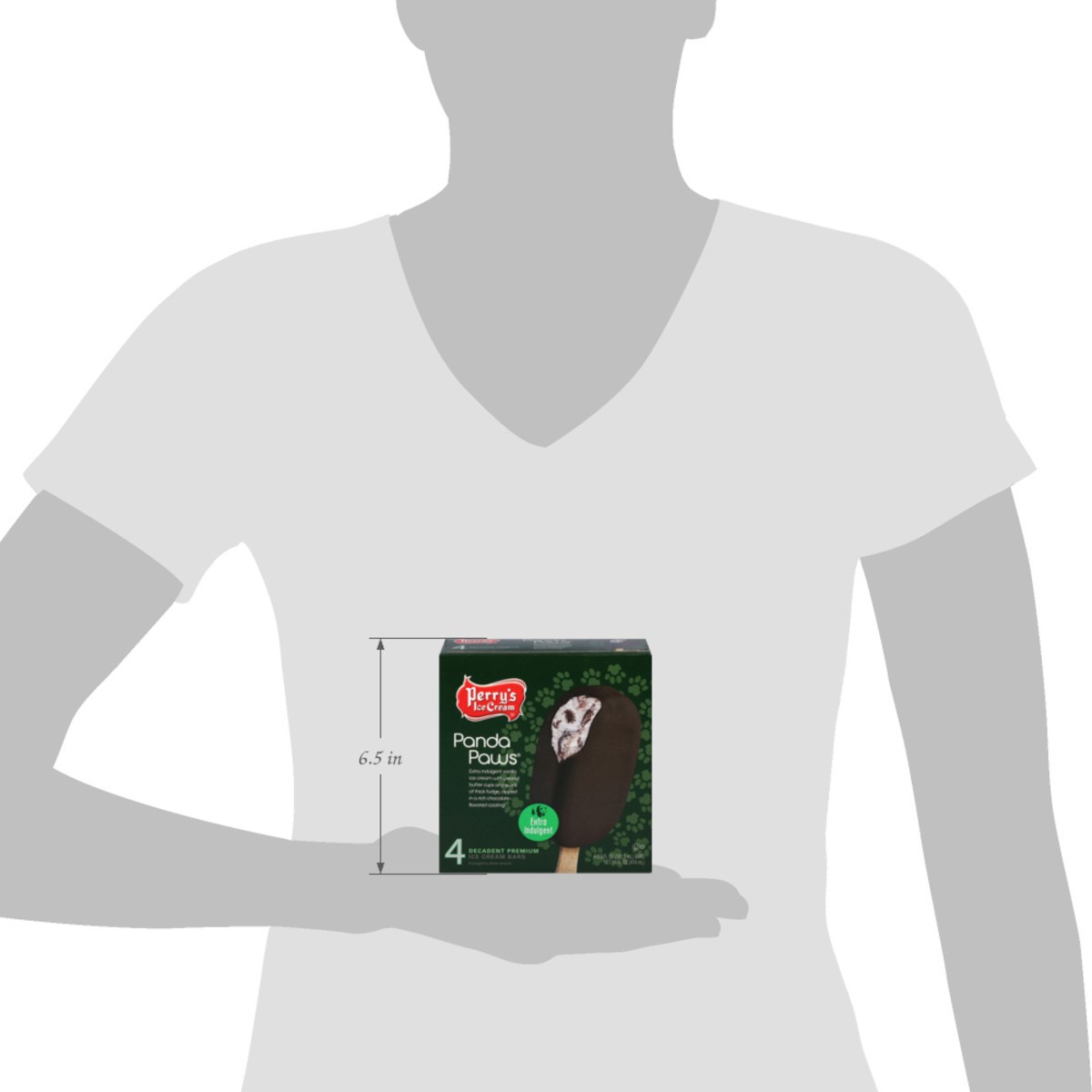 slide 3 of 17, Perry's Ice Cream Extra Indulgent Decadent Premium Panda Paws Ice Cream Bars 4 - 3.5 fl oz Bars, 4 ct